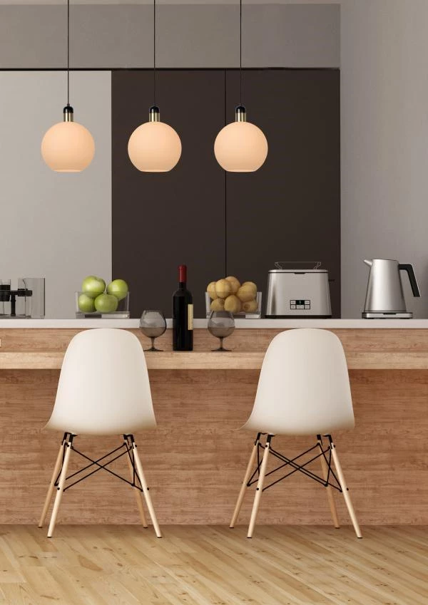 Lucide JULIUS - Pendant light - 3xE27 - Opal - atmosphere 3